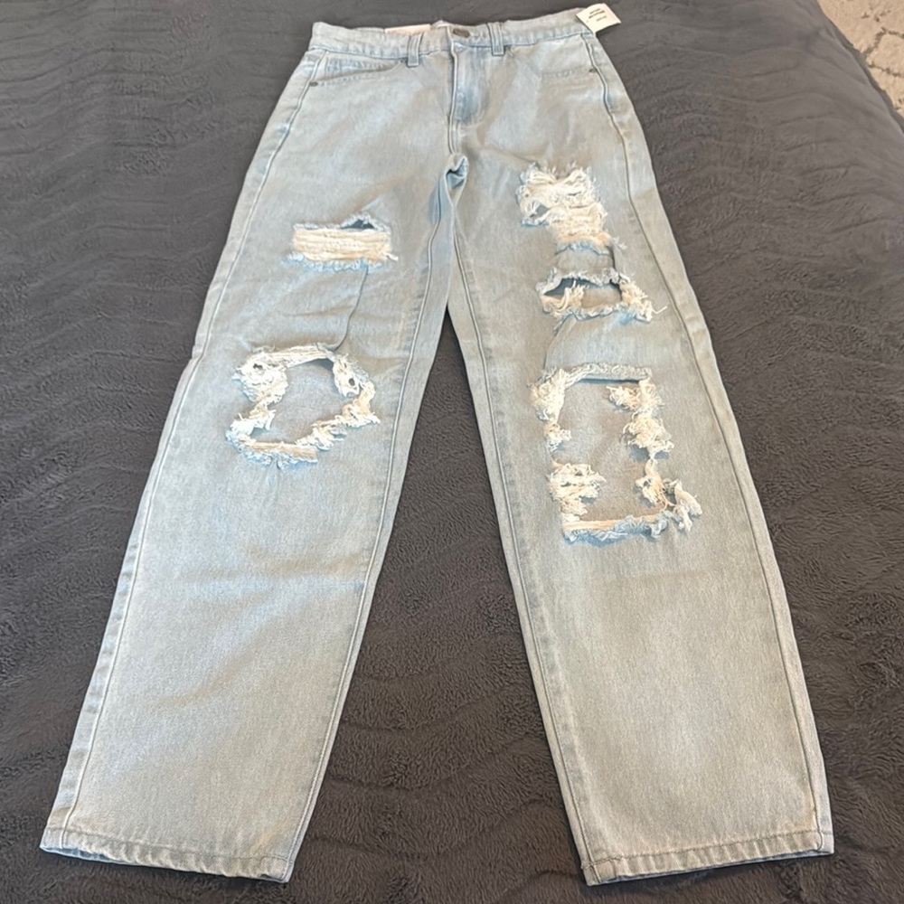 RSQ Light Blue Distressed Men's Jeans